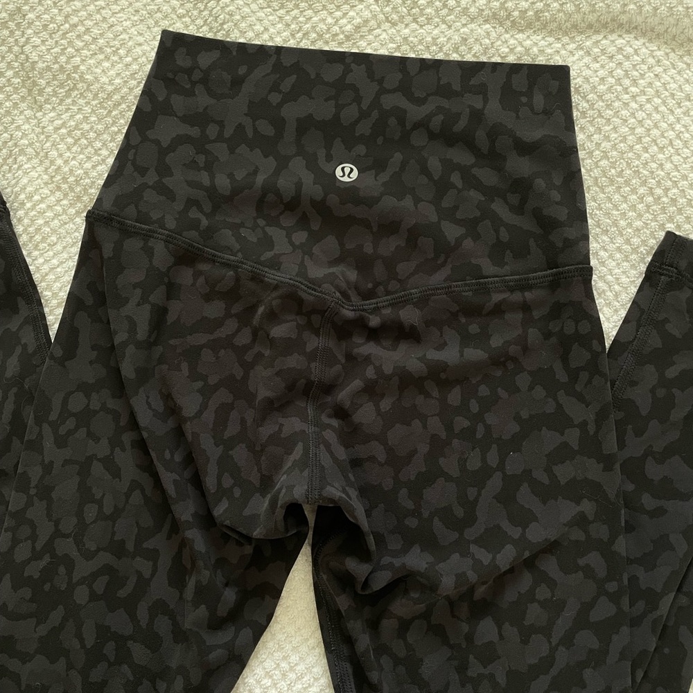 Lululemon Align Pant cheetah/leopard print